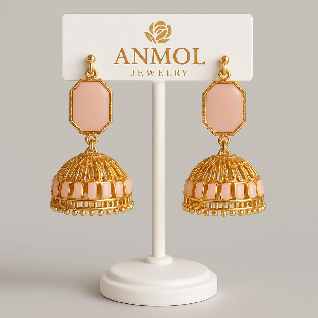 Gemstone Jhumka Earrings - Anmol Jewellery Anmol Jewellery