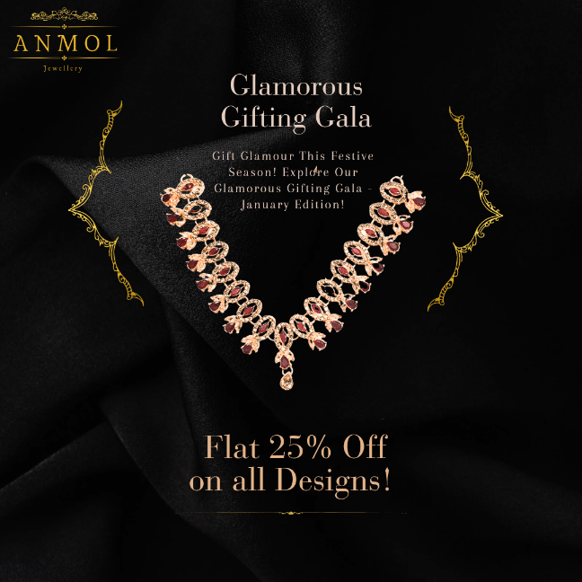 Gemstone Necklace Design - Anmol Jewellery