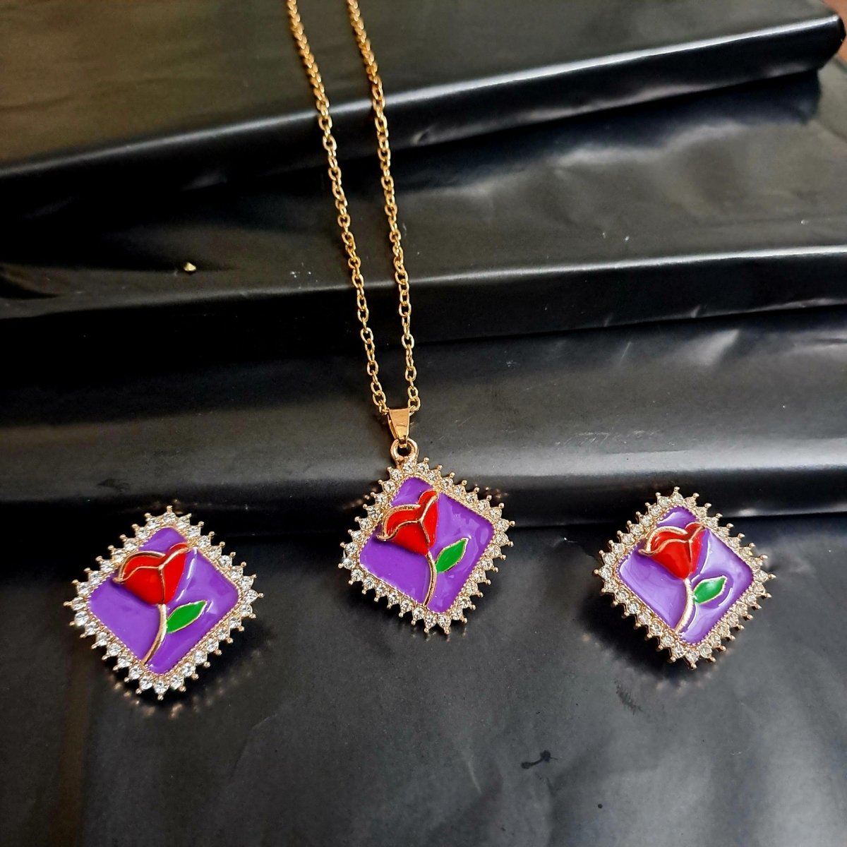 "Stylish gold-plated pendant for daily and party wear"