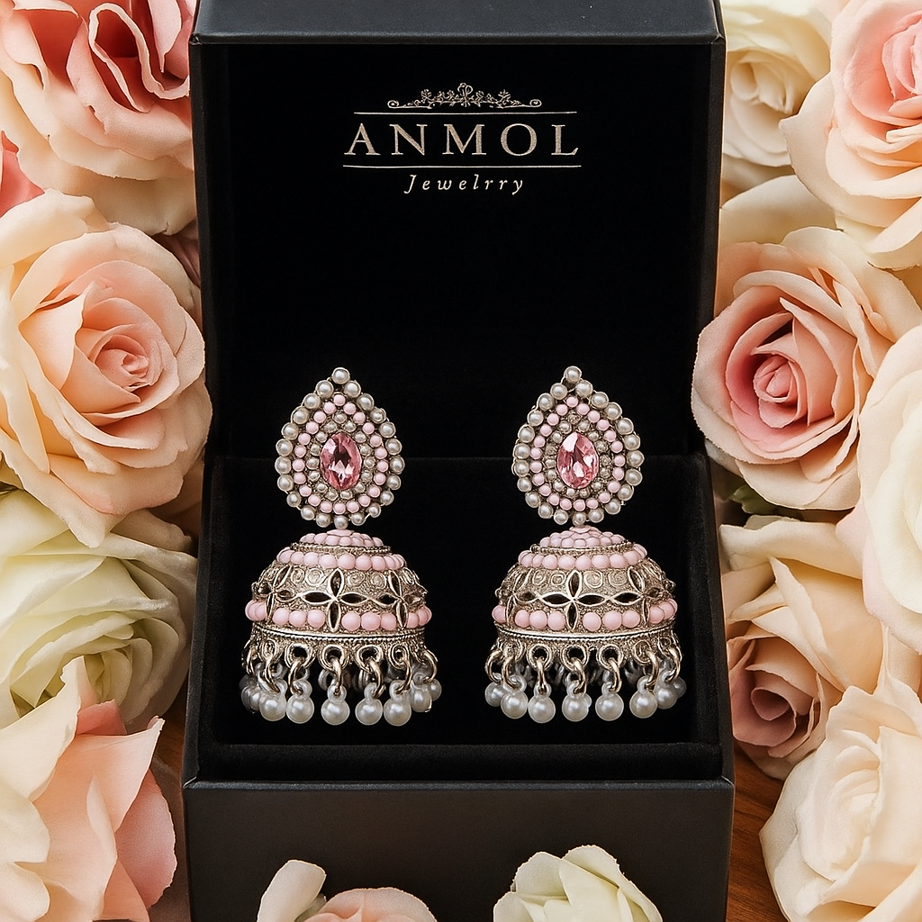 Jhumka Earrings for party wear - Anmol Jewellery