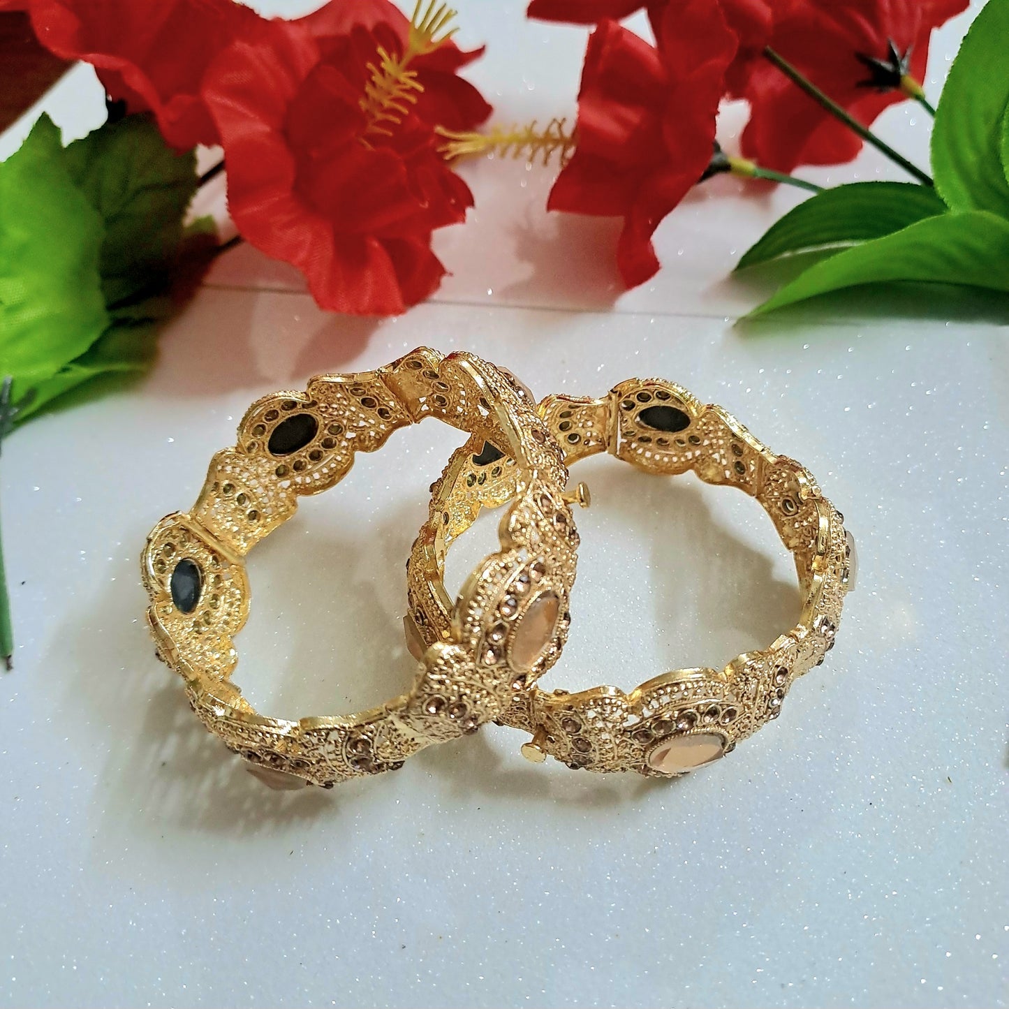 Traditional Bangles for Women Gold-Plated Ethnic Set for Weddings & Festivals Anmol Jewellery