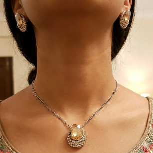 Artificial Gemstone Pendant