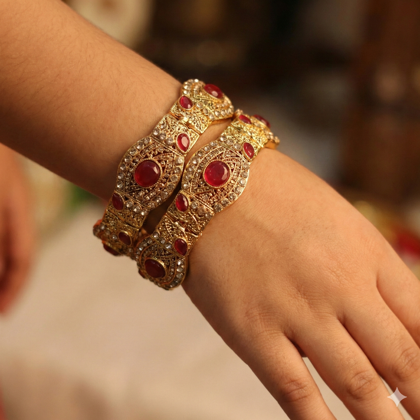 Beautiful Bangles Gold-Plated