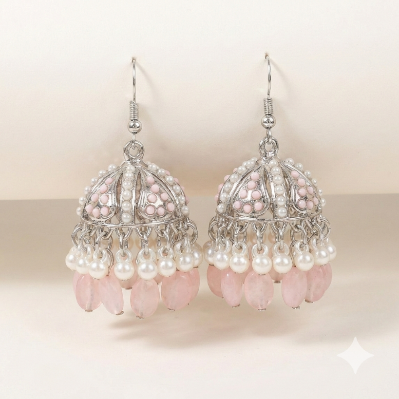 Mehndi Wear Artificial Earrings (Jhumki)