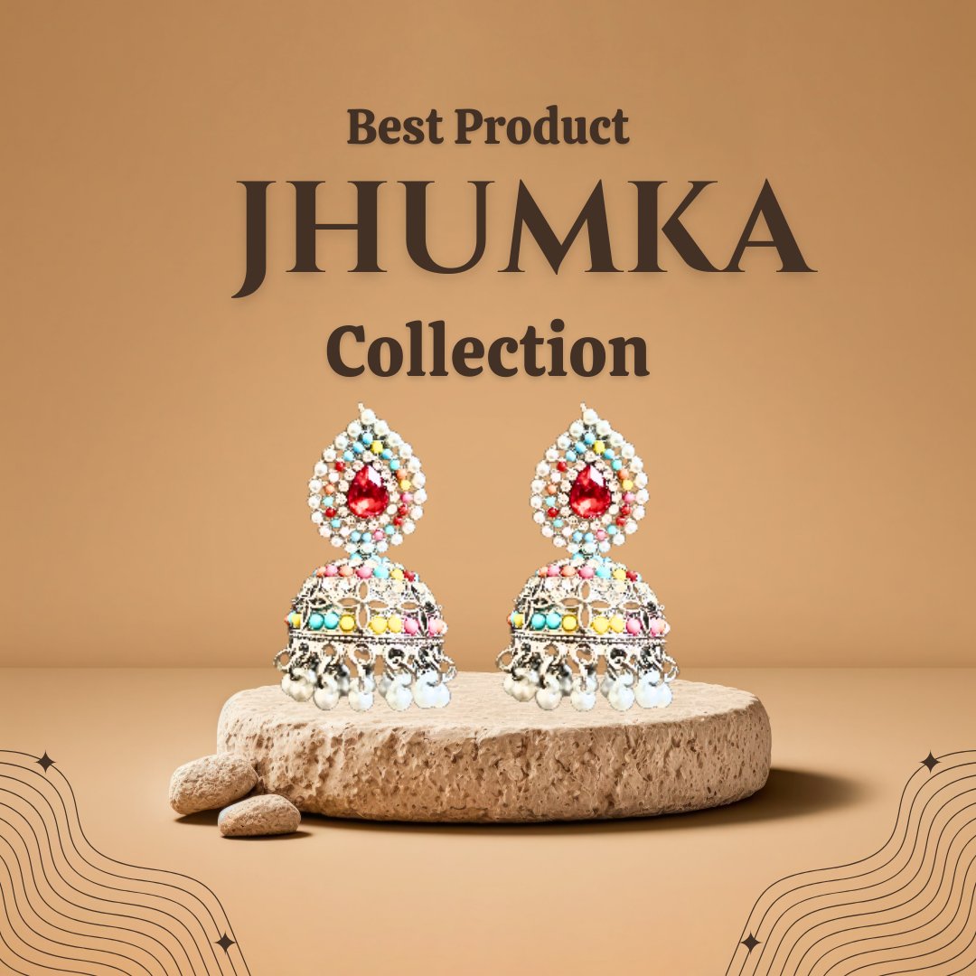 Earrings & Jhumka Collection - Anmol Jewellery Earrings and Jhumka at - Anmol Jewellery Beautiful & charming party wear gold plated earrings design for girls and women at Anmol Jewellery