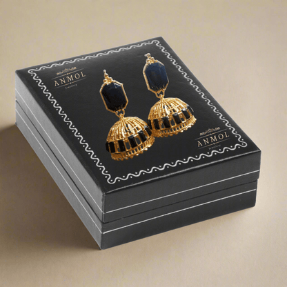 Gemstone Jhumka Earrings - Anmol Jewellery Anmol Jewellery