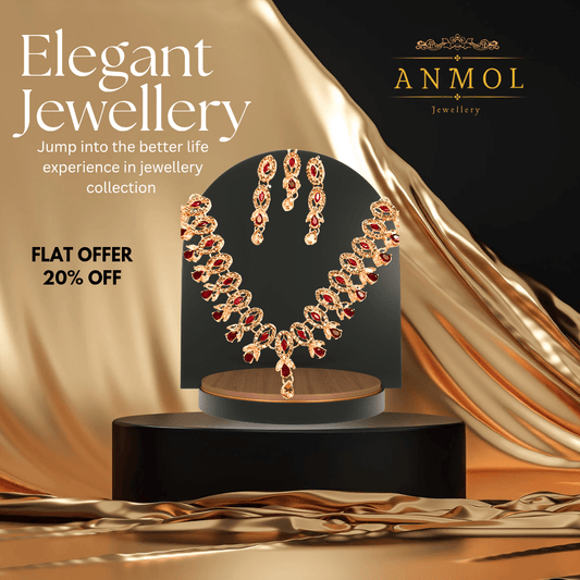 Handmade traditional Pakistani necklace set for girls