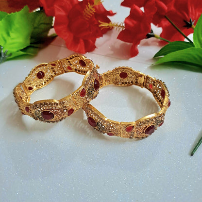Traditional Bangles for Women Gold-Plated Ethnic Set for Weddings & Festivals Anmol Jewellery