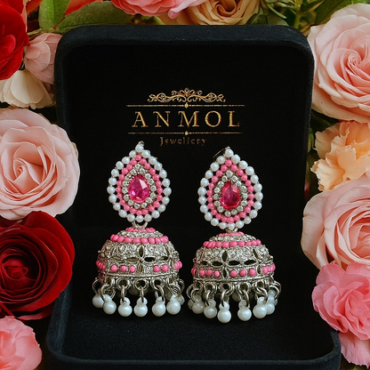 Jhumka Earrings for party wear - Anmol Jewellery
