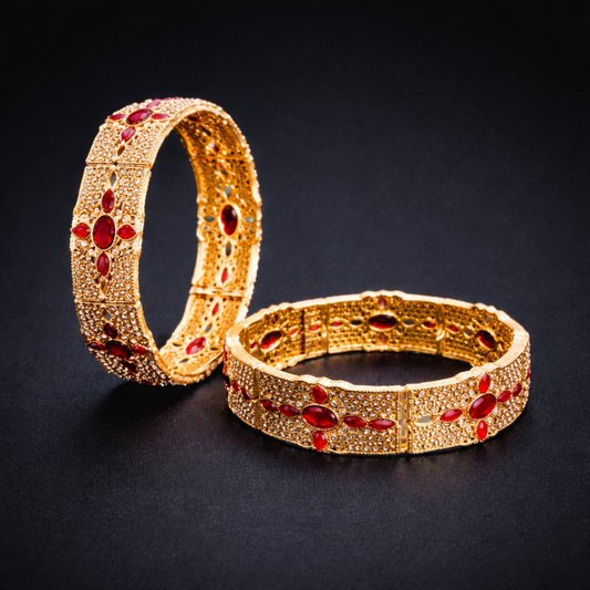 Gold-Plated Bangles for Weddings & Festivals
