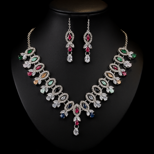 Trendy Choker Necklace for Women – Fancy Artificial Jewellery Set
