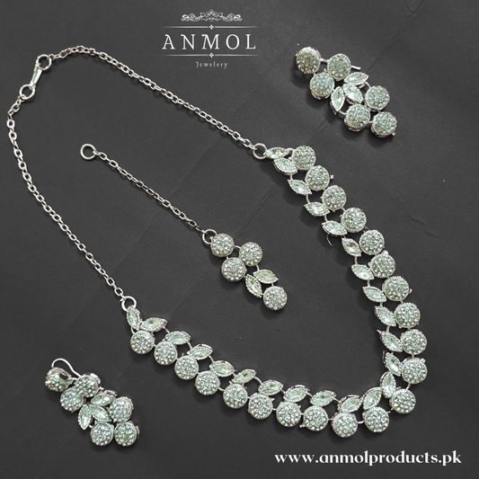 Silver-Plated Necklace Design for a special occasion 
